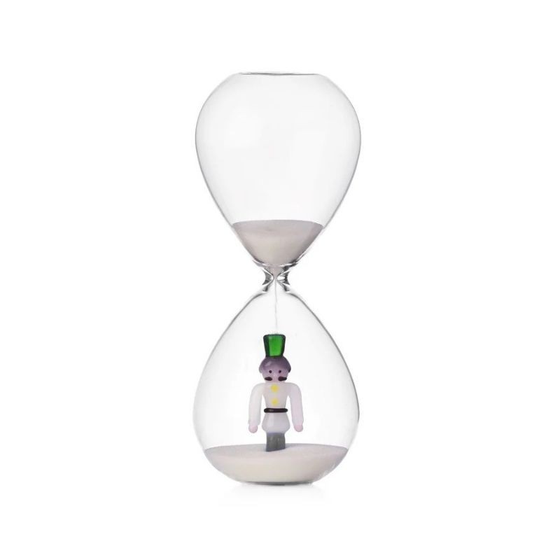 Clessidra con Soldatino Schiaccianoci Ichendorf Milano in Vetro Borosilicato