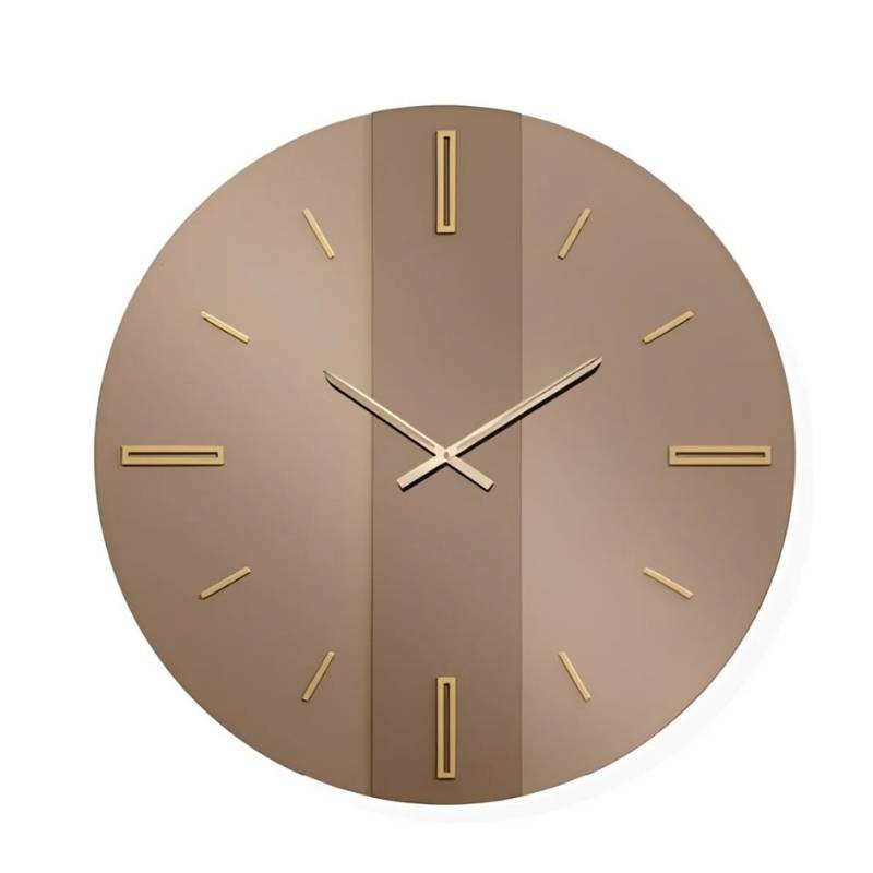 Orologio da Parete Specchio Bronzo Finesse Ø80 cm - Abitarte