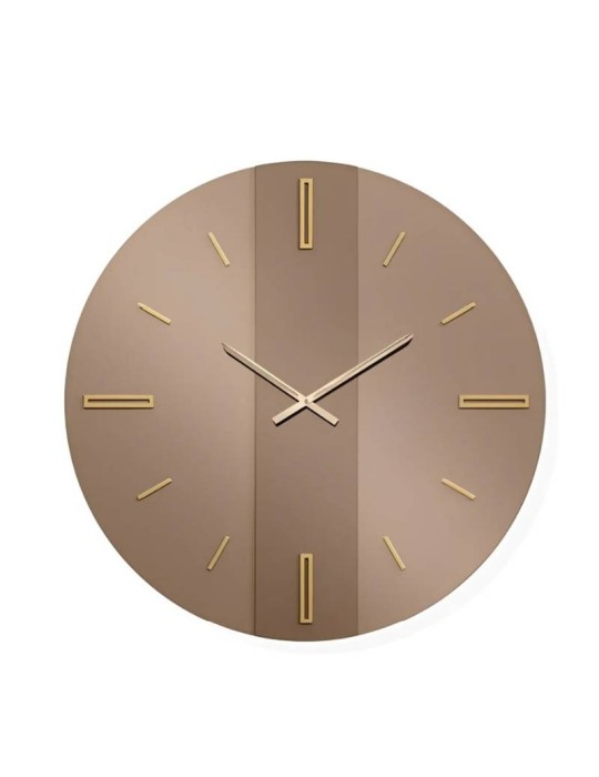 Orologio da Parete Specchio Bronzo Finesse Ø80 cm - Abitarte