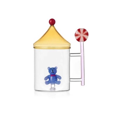 Tisaniera Orsacchiotto Azzurro Schiaccianoci Ichendorf -...
