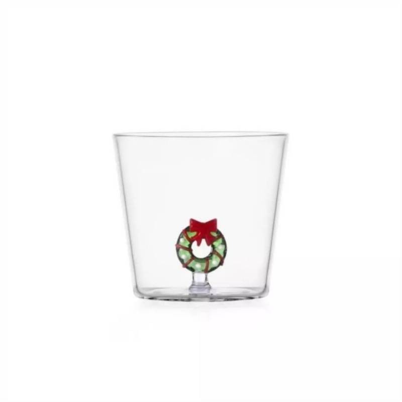 Bicchiere Tumbler Ghirlanda Natalizia Ichendorf Milano – Collezione Christmas Tales