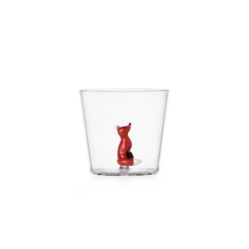 Bicchiere Tumbler Volpe Rossa Ichendorf Milano – Collezione Woodland Tales