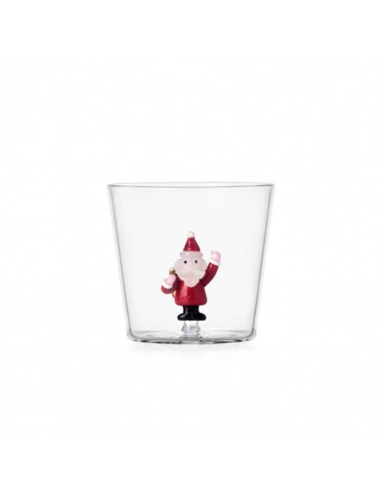 Bicchiere Tumbler Babbo Natale con Sacco Ichendorf Milano – Collezione Christmas Tales