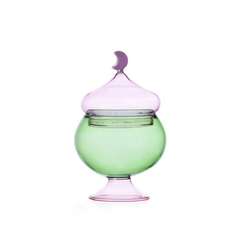 Scatola in Vetro Borosilicato Verde Grande Sogno D'Oriente Ichendorf Milano