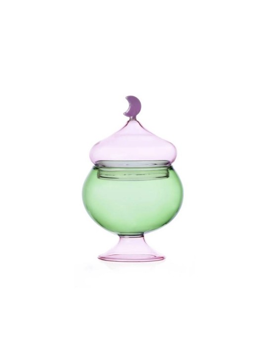 Scatola in Vetro Borosilicato Verde Grande Sogno D'Oriente Ichendorf Milano