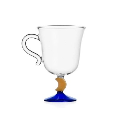 Tazza in Vetro Borosilicato Luna Gialla Ichendorf Milano...