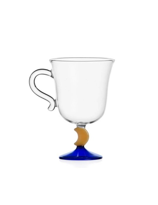 Tazza in Vetro Borosilicato Luna Gialla Ichendorf Milano – Collezione Sogno D'Oriente