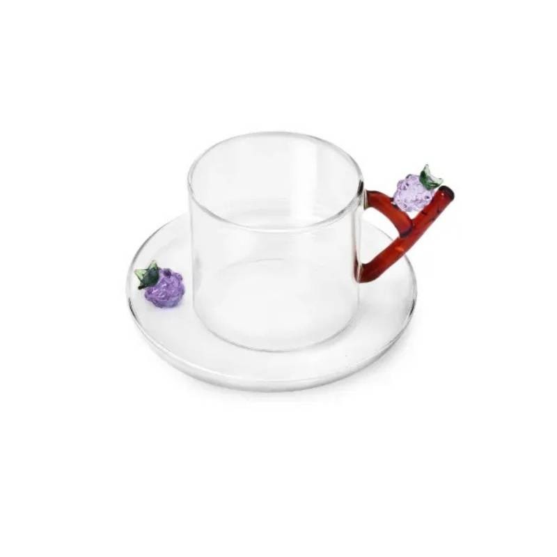 Tazza da Tè con Piattino Fruits and Flowers Mora Ichendorf Milano