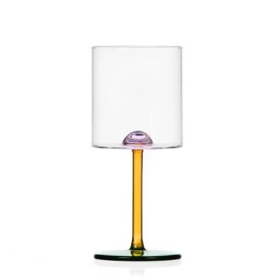Calice in Vetro Borosilicato Luna con Puntino Rosa –...