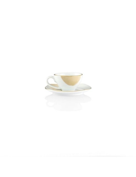Set Caffè 15 Pezzi Square-O Ginko Gold –...
