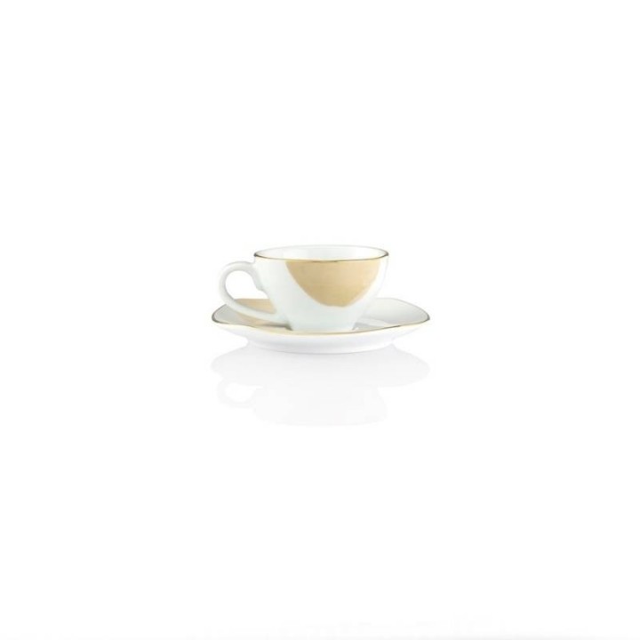 Weissestal Set da caffè Square-O Ginko Gold 15 pezzi