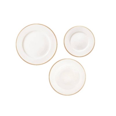 Servizio Piatti 18 Pezzi Filoro New Bone – Brandani