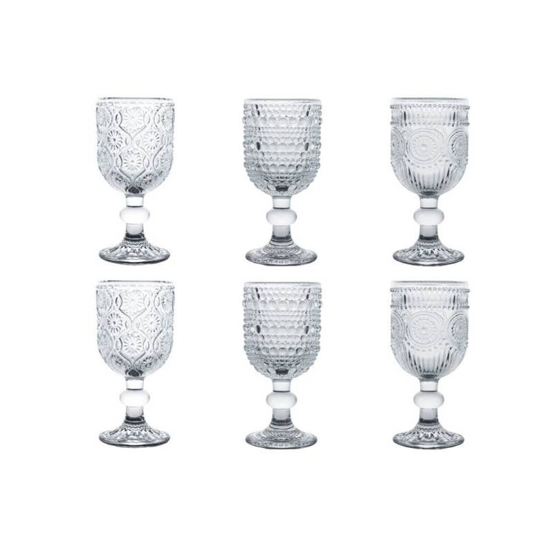 Set 6 Pezzi Bicchieri Shot Liquorino Indie Trasparenti – Brandani