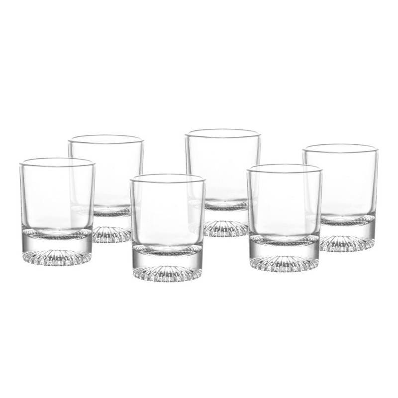 Set 6 Pezzi Bicchieri Shot Illusion in Vetro Trasparente – Brandani