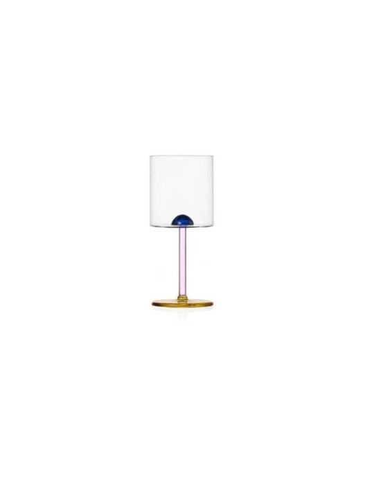 Luna Calice in Vetro Borosilicato Punto Blu – Ichendorf Milano