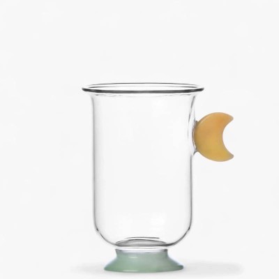 Tumbler Luna Gialla Sogni d'Oriente in Vetro Borosilicato...