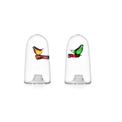 Set Sale e Pepe Uccellini Birds in Vetro Borosilicato –...