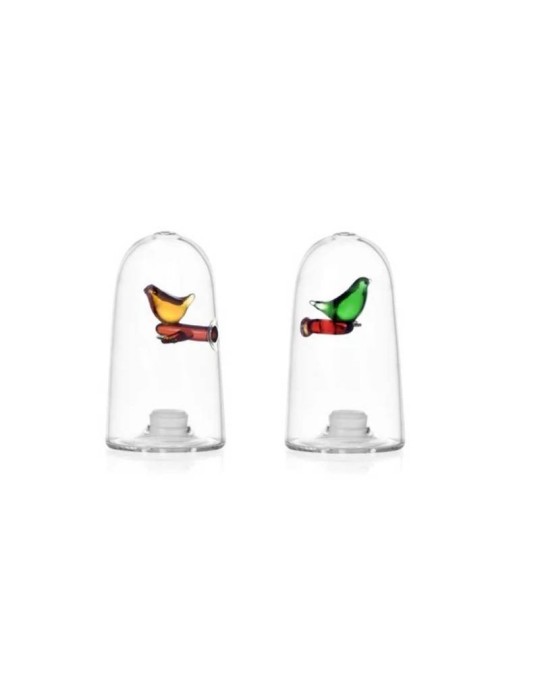 Set Sale e Pepe Uccellini Birds in Vetro Borosilicato – Ichendorf Milano