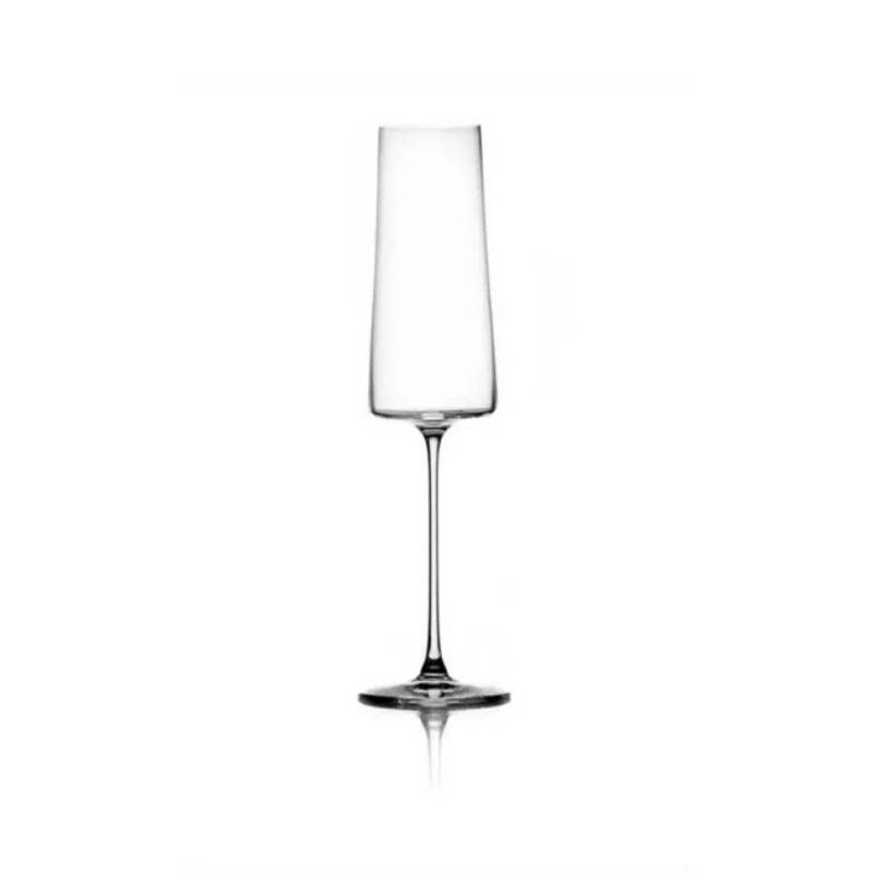 Flute da Champagne Manhattan in Vetro Soffiato – Ichendorf Milano