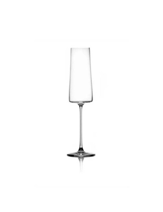 Flute da Champagne Manhattan in Vetro Soffiato – Ichendorf Milano
