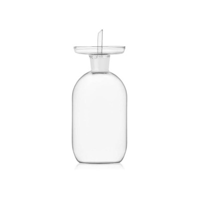 Piccolo Dispenser di Olio Liscio Trasparente Lotus in...