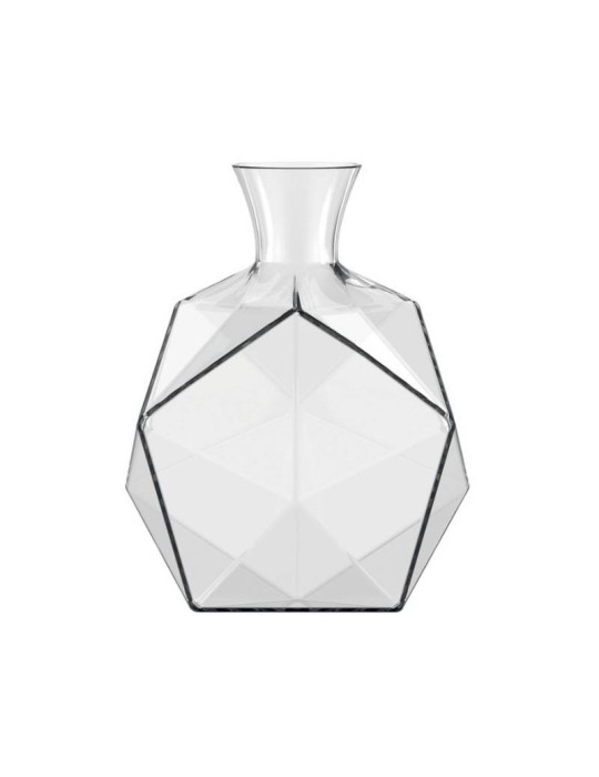 Decanter Diamond Brandani in Vetro a Forma di Diamante - 1,1 Litri