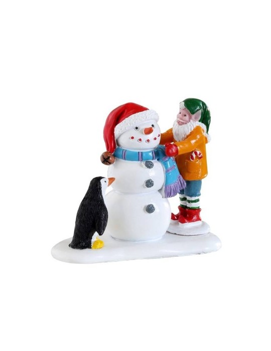 Lemax Building A Snowman – Personaggi Santa's Wonderland – Cod. 22134
