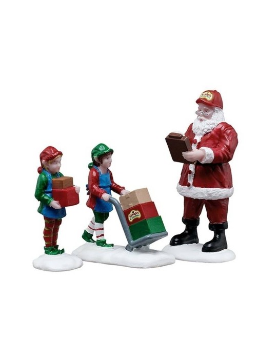 Lemax Ready For Shipping Set Of 3 – Personaggi Santa's Wonderland – Cod. 52526
