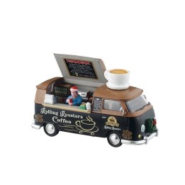 Lemax Rolling Roasters Coffee 53747 scena natalizia