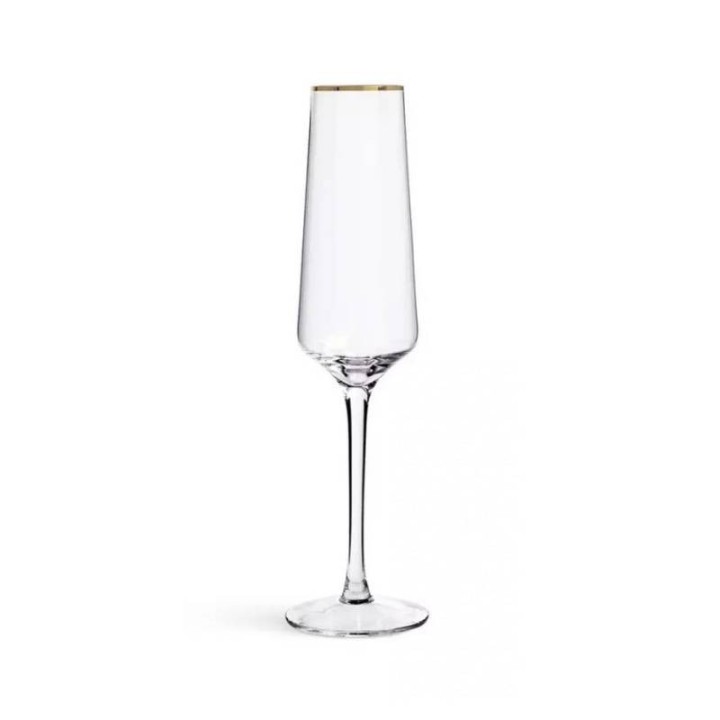 Brandani Set di 6 flute Gold