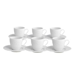 Brandani 6 tazzine da caffè Gran Galà con piattino
