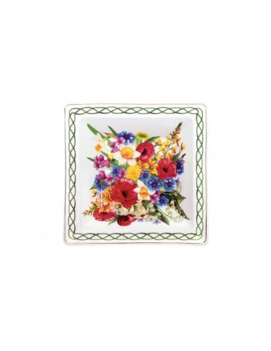 Ciotola Vuotatasche Fiori di Campo Brandani in Porcellana – 18,5 cm
