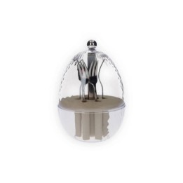 Brandani Mini ovetto portaforchettine con 6 forchettine