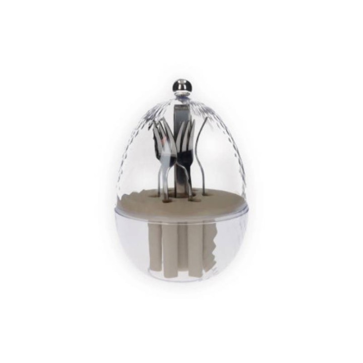 Brandani Mini ovetto portaforchettine con 6 forchettine