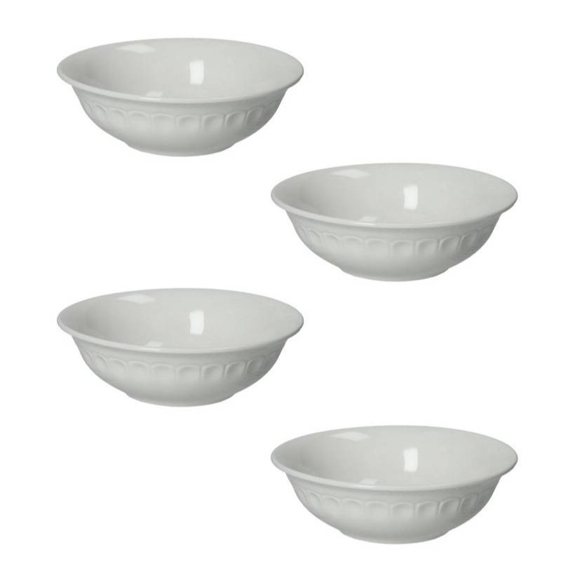 Set 4 Ciotoline Senzatempo Brandani in Porcellana New Bone China – Ø 13 cm