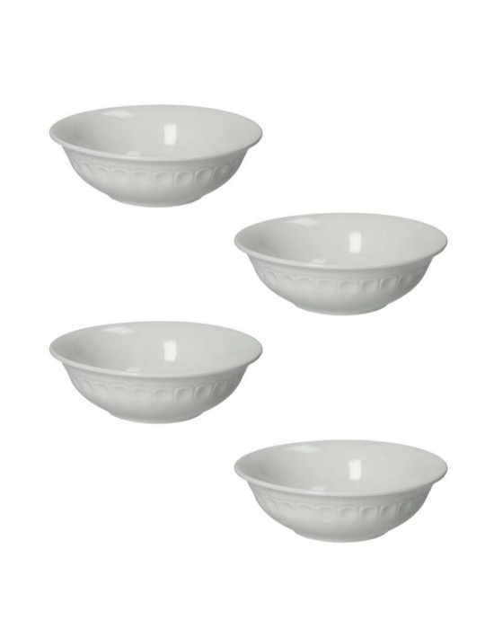 Set 4 Ciotoline Senzatempo Brandani in Porcellana New Bone China – Ø 13 cm