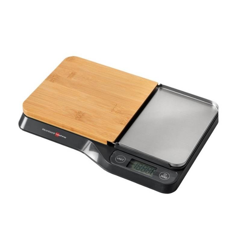 Bilancia Cucina Techno Collection Brandani con Tagliere in Bamboo