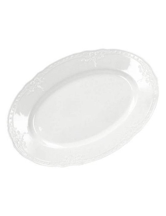 Piatto da Portata Ovale Ricordi Brandani in Porcellana New Bone China