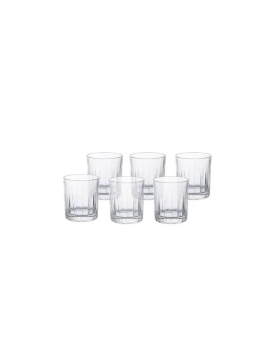 Set 6 Bicchieri da Shot Linear Brandani in Vetro di Alta Qualità – 70 ml