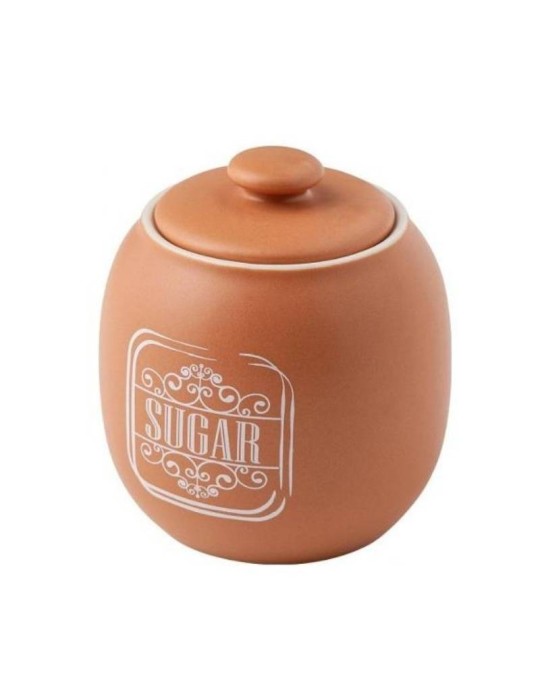 Brandani Zuccheriera Break Time COFFEE Terracotta – New Bone China