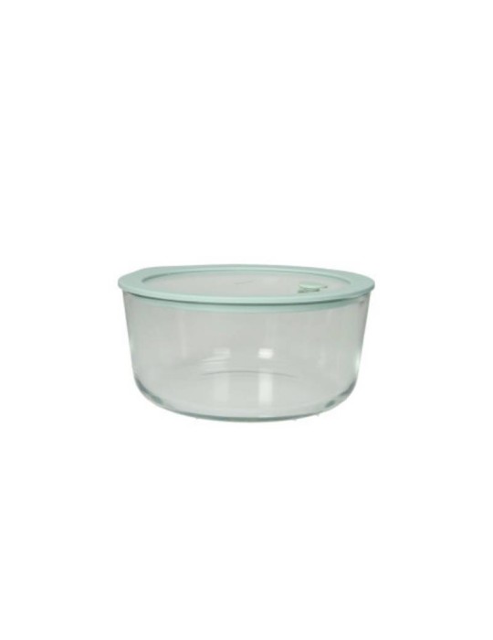 Contenitore Ermetico Brandani in Vetro e Silicone Verde Salvia - Ø 19 cm
