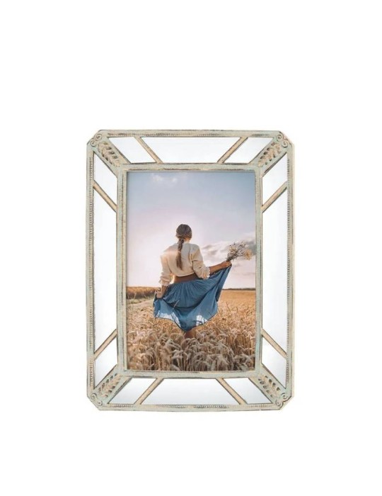 L'Oca Nera Portafoto Rettangolare Grande Modern Country – 19x24 cm