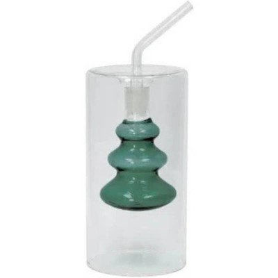 Oliera Twister in Vetro con Interno Verde Brandani - 70ml