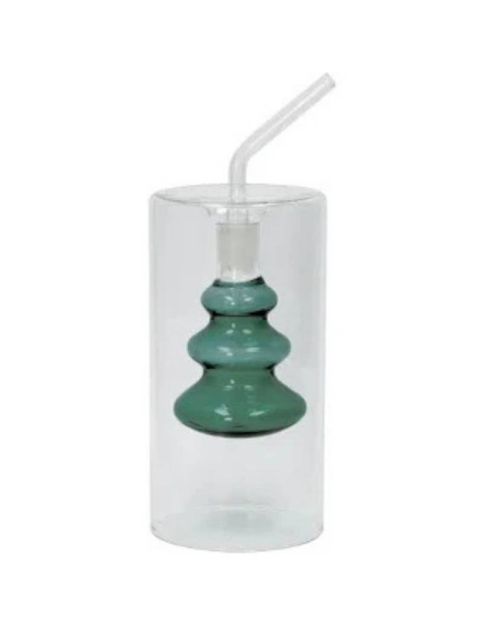 Oliera Twister in Vetro con Interno Verde Brandani - 70ml