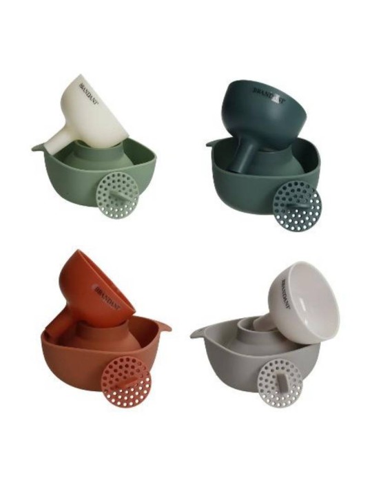 Imbuto in Silicone con Filtro Removibile Brandani - ø 11,5 cm (Colori Assortiti)
