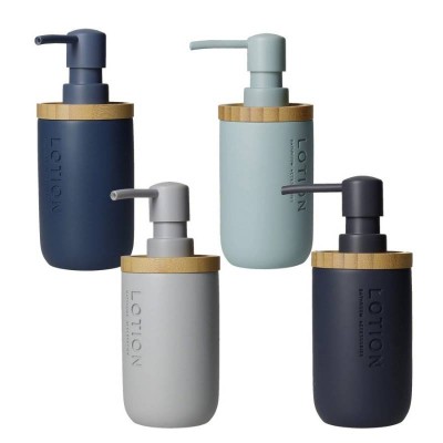 Dispenser Sapone "Linear" Brandani in Poliresina e Bamboo...