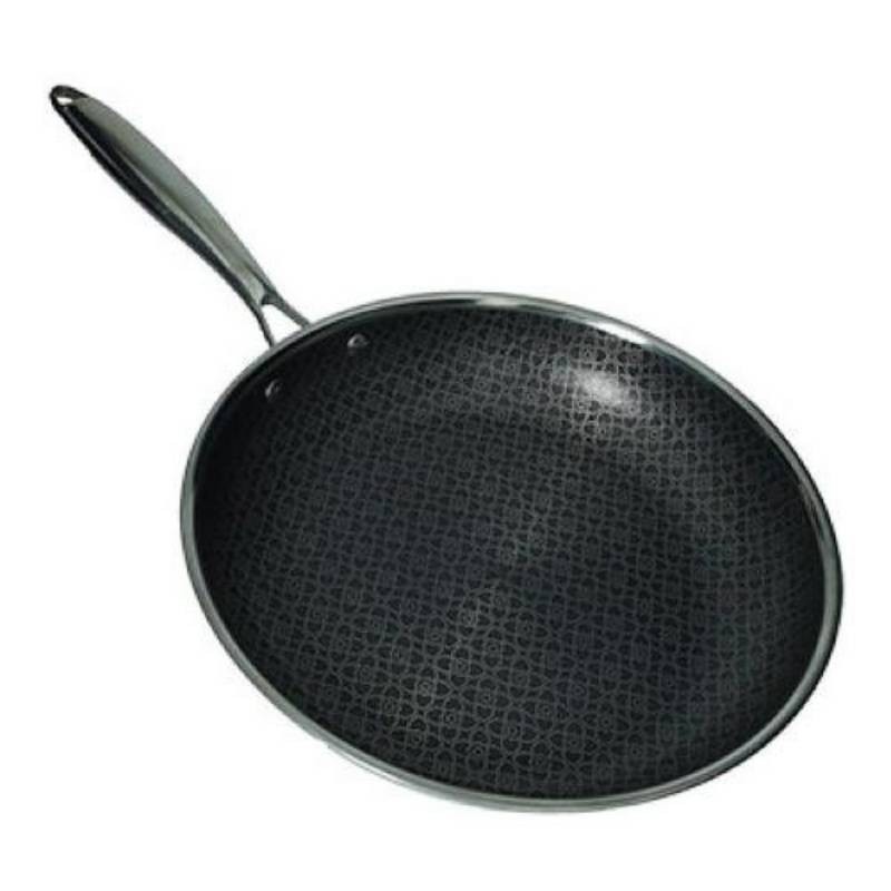 Padella Inox Ceramicato 3-Ply Brandani Cuoricini con Manico - 24 cm