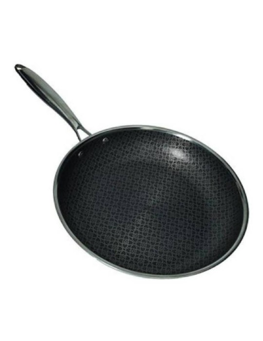Padella Inox Ceramicato 3-Ply Brandani Cuoricini con Manico - 24 cm