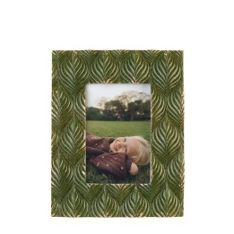 L'Oca Nera Portafoto Ethno Chic a foglie 18,5 × 23,5