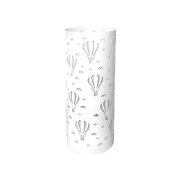Brandani Portaombrelli Mongolfiere bianco in metallo Ø 21 cm